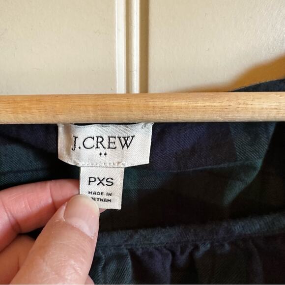 J crew women’s plaid blouse pxs - Picture 3 of 7